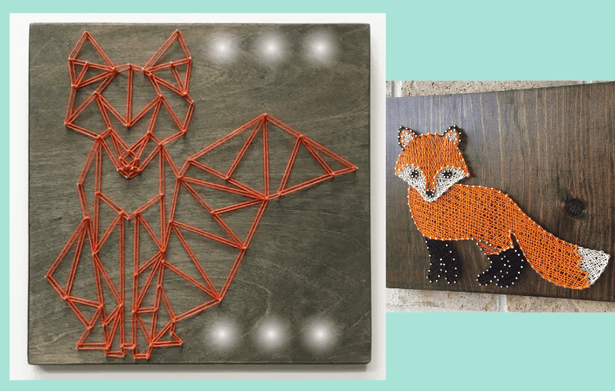string art fox